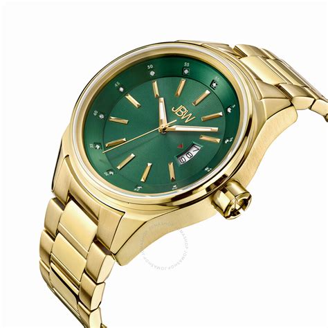 men's dial green watch